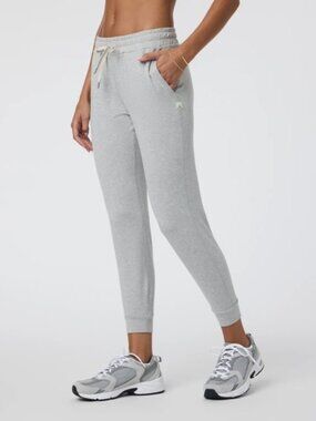 Vuori Performance Joggers DreamKnit™ Pale Gray Heather Women's Size XL